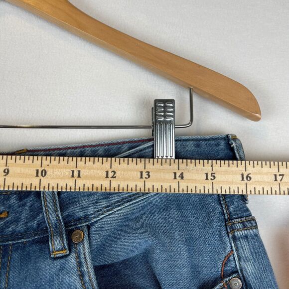 Tommy Bahama Jeans Mens 33x32 Blue Straight Mid Rise Medium Wash Denim act 32x28 - Picture 7 of 11